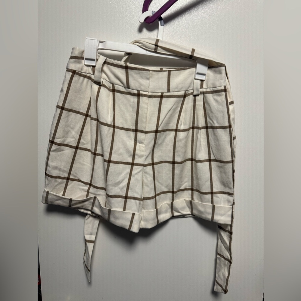 Plaid shorts